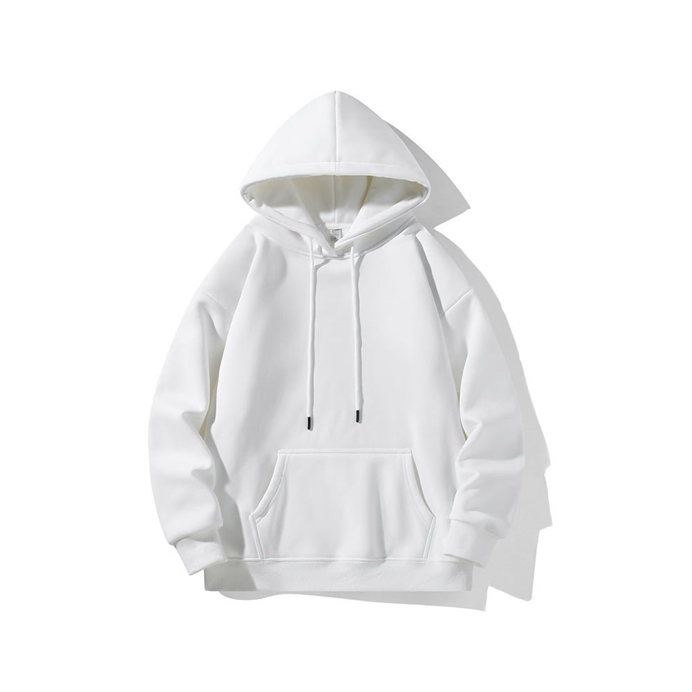 ‘Zara’ Men’s Plain White Hoodie. Size Us Large.